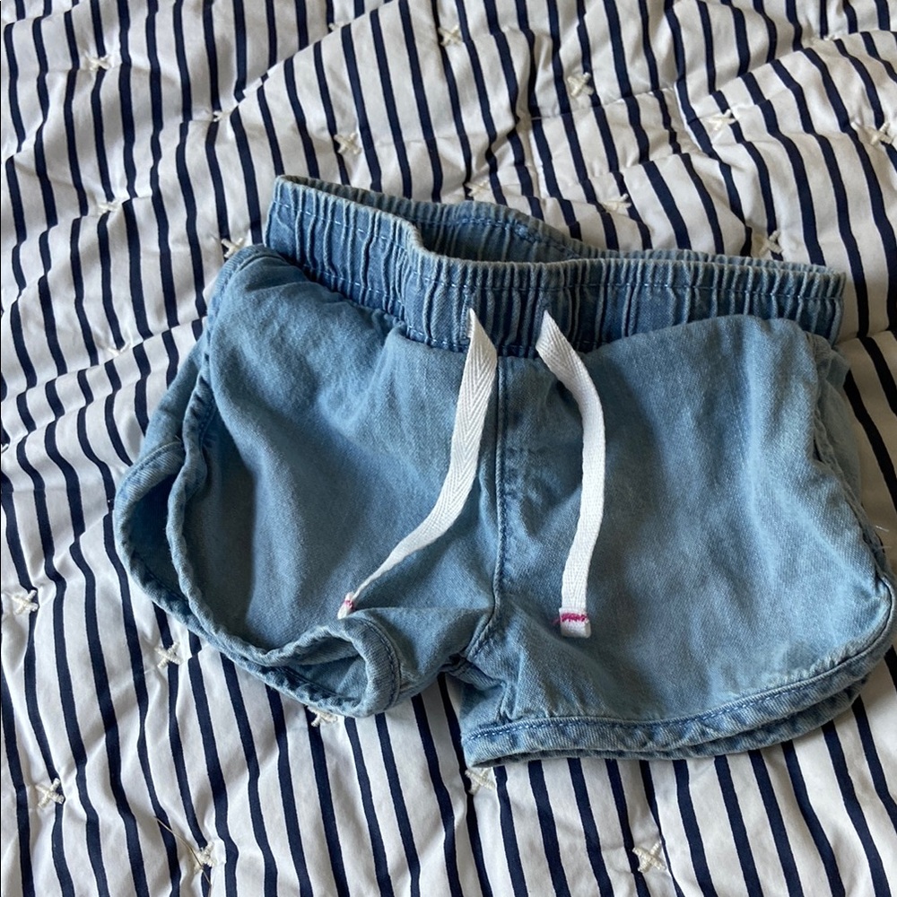 3/$15 Cat & Jack Blue Denim Shorts 12 mos